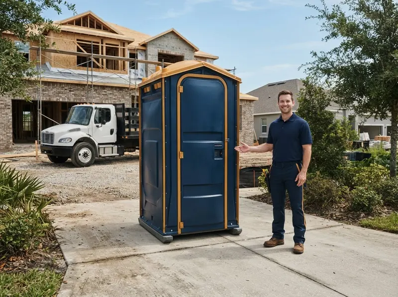 High-Rise Construction Portable Toilet in Orlando, FL